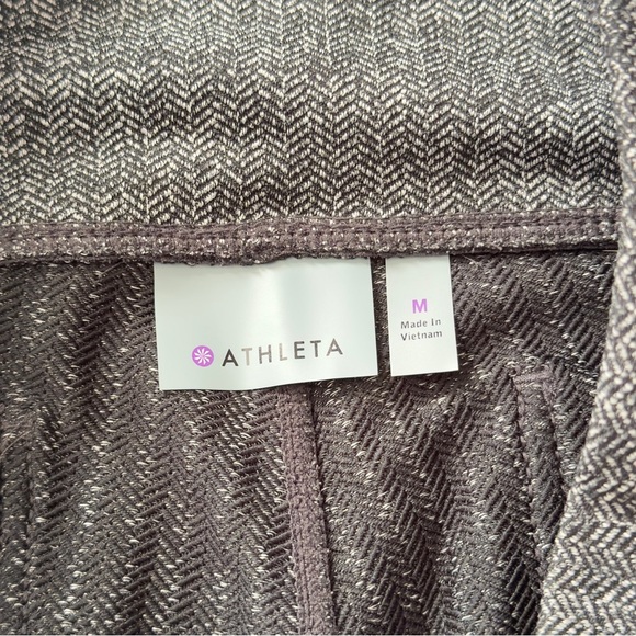 Athleta High Waist, Metro Herringbone Leggings Size Meduim - Picture 10 of 12